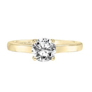 Classic Diamond Solitaire With Surprise Diamonds Engagement Ring