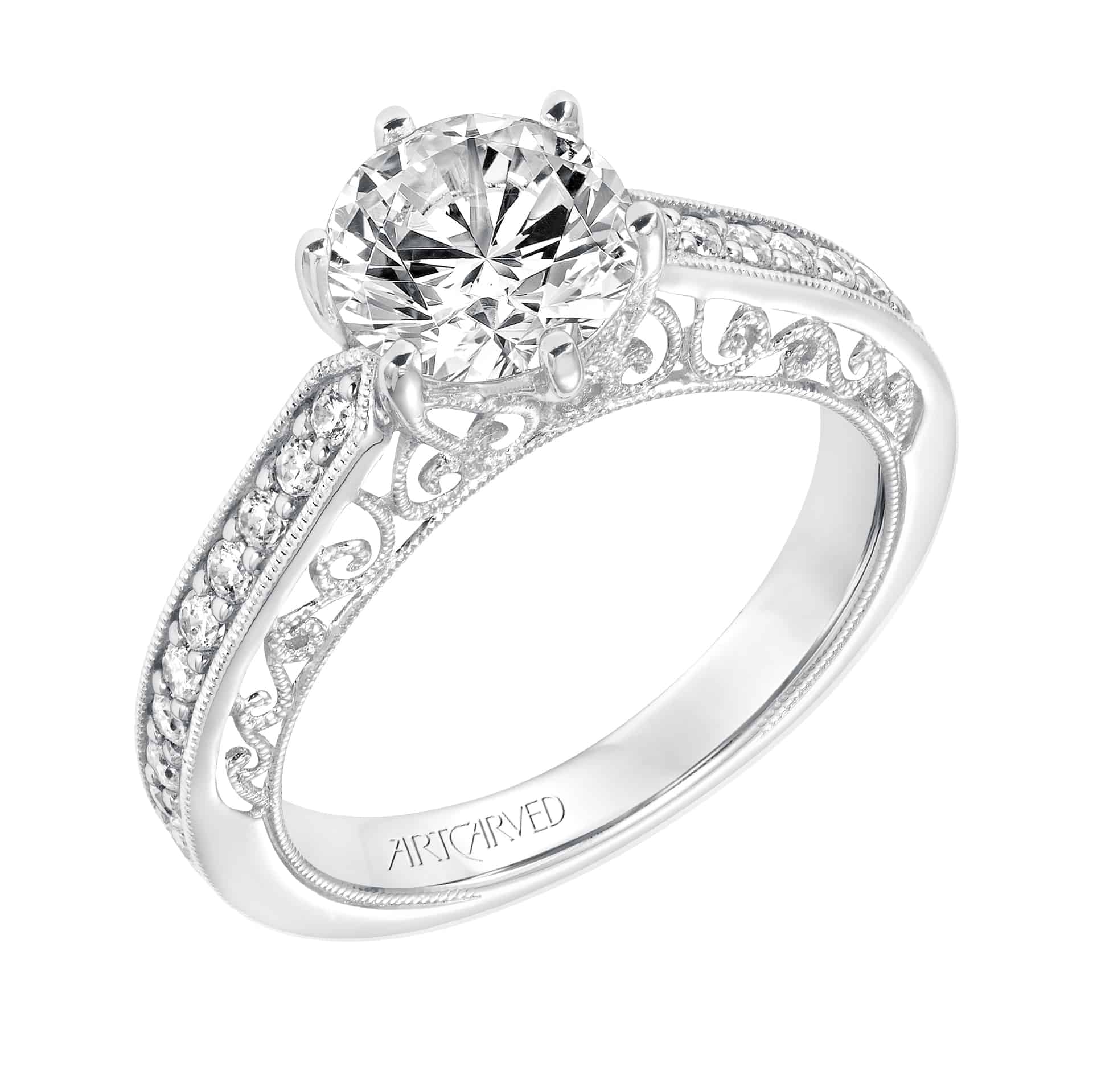 Unique Vintage Diamond Engagement Rings | With Clarity
