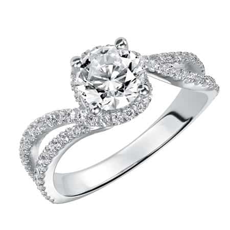 Buy 925 Sterling Silver American Diamond Adjustable Solitaire Wedding Ring  for Men Free Size online