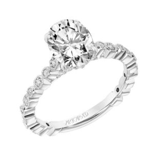 “Louisa” Vintage Migrain Diamond Engagement ring