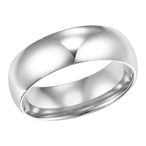 Classic Domed Wedding Band