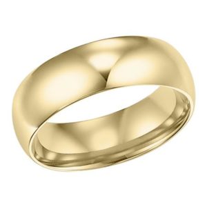 Classic Domed Wedding Band