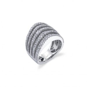 Stacked Diamond Fashion Ring