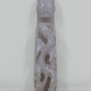 Natural Lavender Jade Belt Hook